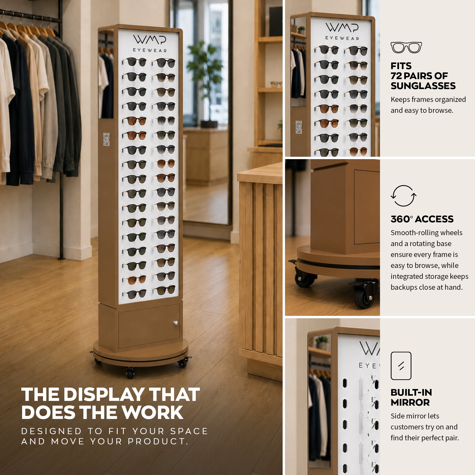 AD72 High Quality Branded 72 Unit Display